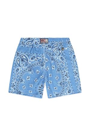 blue polyester swimsuit SAINT BARTH KIDS | CAP000302461F